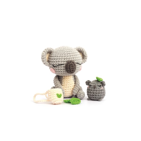 Mörkgrå amigurumi bomullsgarn 27 g - ca 55 m Mörkgrå amigurumi bomullsgarn 27 g - ca 55 m