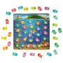 Montessori fiskespel i tr� med magnet 26 delar