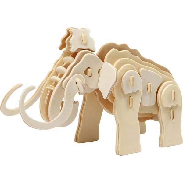 3D konstruktionsfigur - mammut 3D konstruktionsfigur - mammut