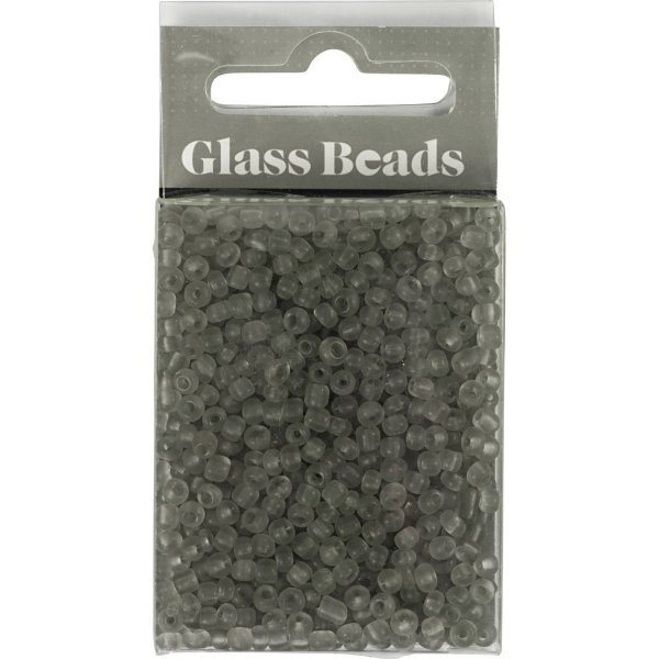 Rocaillepärlor 3 mm Grå 25 g Rocaillepärlor 3 mm Grå 25 g