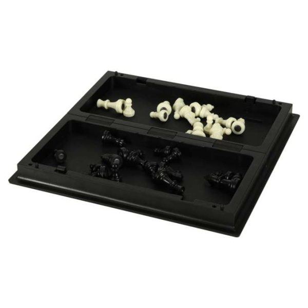 Schackspel magnetiskt reseformat 19 x 19,7 cm - 32 delar Schackspel magnetiskt reseformat 19 x 19,7 cm - 32 delar