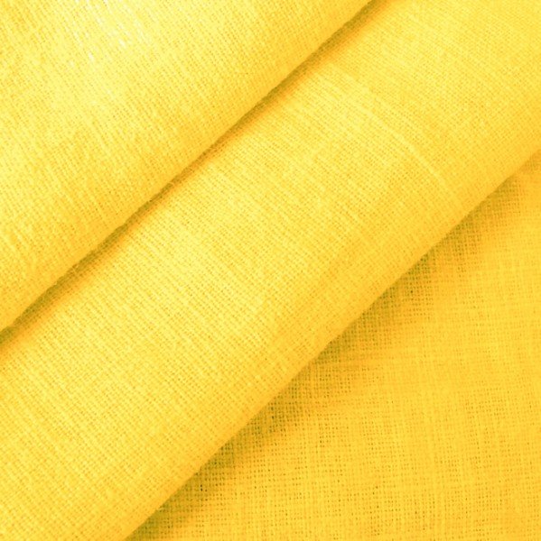 100% linnetyg Barcelona, Gul - 140 cm - 100% linne, Linnetyg, Tyger