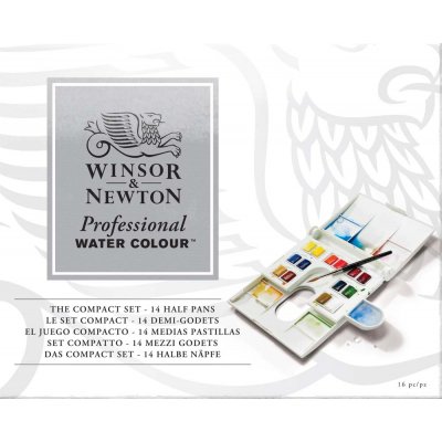 Akvarellfärg W&N Professional Kompakt plastlåda