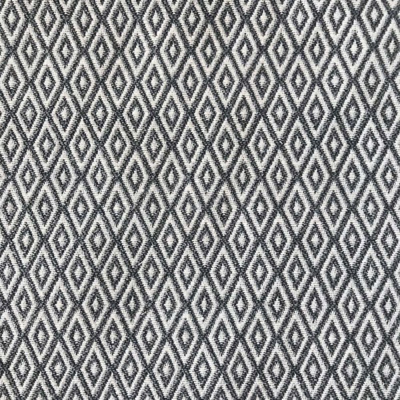 Goose Eye Jacquard - Grå - Møbelstoffer, Stof