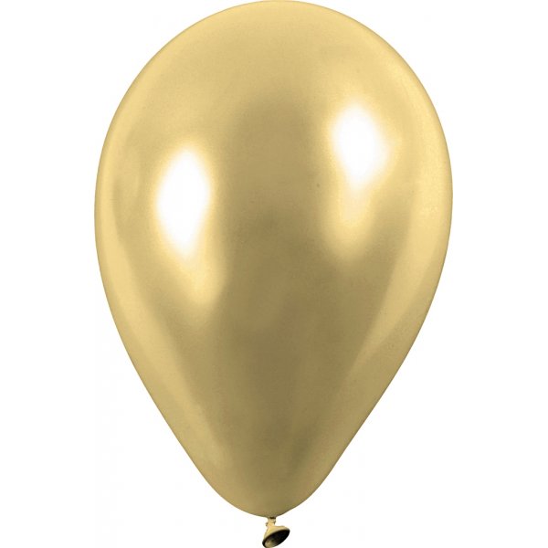 Ballonger - guld - Ø23 cm - 8 st Ballonger - guld - Ø23 cm - 8 st